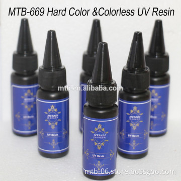 Flexible UV Resin Catalyst Cured Effect for Name Badge